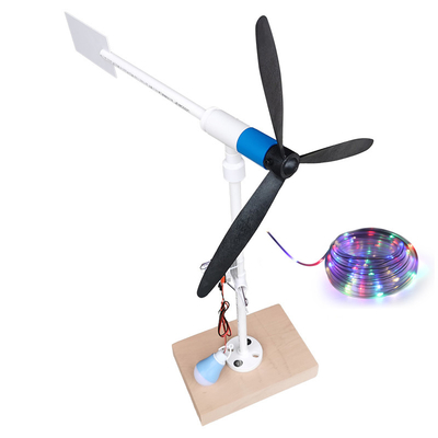 Mikrowindkraftanlage-Spinner-Stromgenerator-Modell-Led Night Light-Garten-Yard-Windmühlen