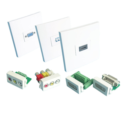 Frontplatten-Wand-Platten-Ausgang-Verteiler-Sockel-Platte VGAs HDMI Audio-RCA