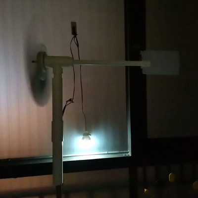 Mikrowindkraftanlage-führte tragbares Generator-Modell Garden Yard Windmills Nachtbeleuchtung