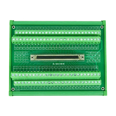 Hutschiene SCSIs 100 Pin Connector, die Art Verteiler-Modul anbringt