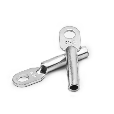 Papierlösekorotron-Kupfer-Kabelöse Tin Plated Connecting Nose Terminals