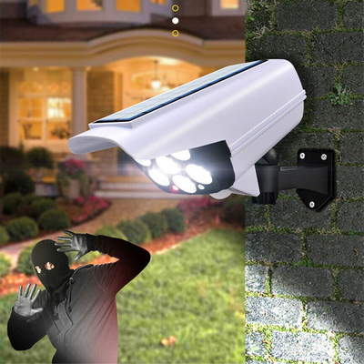 2 in 1 helle Solarsicherheits-blinder Kamera-Bewegungs-Sensor-Solarwand-Lampe im Freien wasserdicht