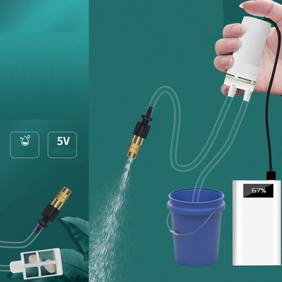 Elektrisches Wasserpumpen Kit Mist Watering System USBs 5V mit kupferner Berieselungsanlage