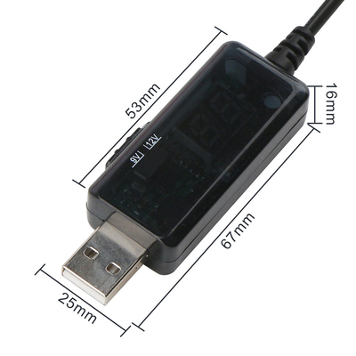 USB zu DC-Stromkabel 5V 9V 12V zum Stecker-Verbindungsstück-Adapter DCs Jack Charging Cable Power Cord