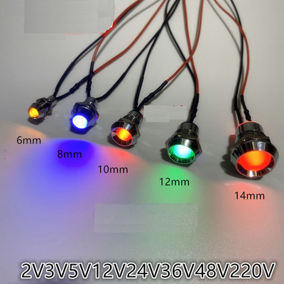 Kabel-Verbindungsstücke bauten Anzeigelampe Energie-Versuchs-Lamp LED Sigal Warning Light zusammen