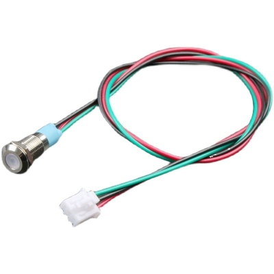 Farbe RGB drei führte Anzeigelampen-wasserdichte Signal-Pilot-Lamp With Cable-Verbindungsstücke 12-24V