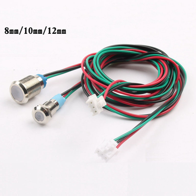 Farbe RGB drei führte Anzeigelampen-wasserdichte Signal-Pilot-Lamp With Cable-Verbindungsstücke 12-24V