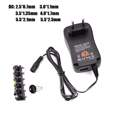 Universaladapter der Stromversorgungs-30W justierbarer Wechselstrom zum Universalladegerät-Adapter DCs 3V/4.5V/6V/7.5V/9V/12V 1.5A