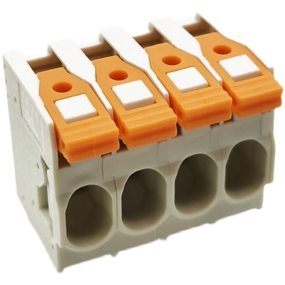 7.5mm Neigungs-Doppelreihen-Stoß im Frühjahr, der PWB-Verteiler 27A 300V quetschverbindet