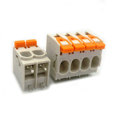 7.5mm Neigungs-Doppelreihen-Stoß im Frühjahr, der PWB-Verteiler 27A 300V quetschverbindet