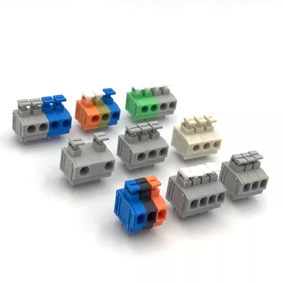 5.0mm Neigung Screwless-Frühlings-Klammern-Verteiler Jointable