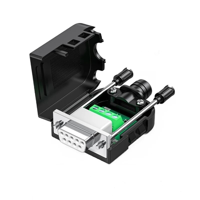 Weibliche DB9 bis CAN-Bus-Schnittstellenadapter 4-Pin-Schraubterminals mit 120-Ohm-Widerstand
