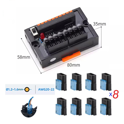 Proximity Switch Signal Sensor Verkabelung Distributionsterminal Blöcke Breakout Board 8 Wege