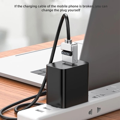 Metallgehäuse USB Männlich oder weiblich Jack zu 5-Pin-Schraub-Terminalblöcke Steckverbinder Adapter