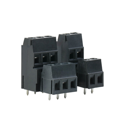 5.08mm / 0.2&quot; Pitch PCB-Anschlüsse Schwarze Schraube Endgerät Blöcke 2P 3P Kombination Doppelreihe
