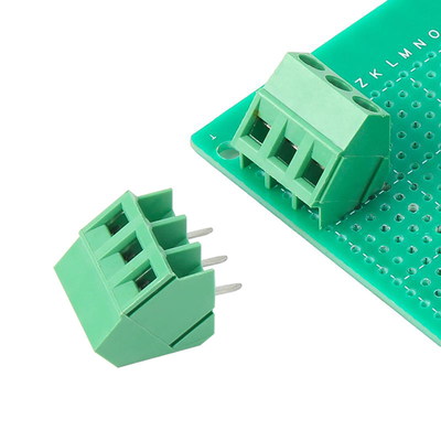 5.0mm Pitch PCB Lötverbindungen Schraubendurchgang 45° Seiteneingang
