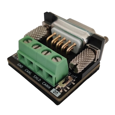 CAN OPEN Bus-Schnittstelle zu 4pins weiblicher DB9 Adapter Board kompatibel mit PCAN CIA Standard 120 Ohm eingebaut