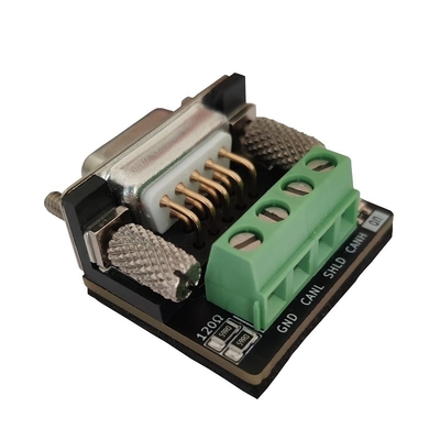 CAN OPEN Bus-Schnittstelle zu 4pins weiblicher DB9 Adapter Board kompatibel mit PCAN CIA Standard 120 Ohm eingebaut