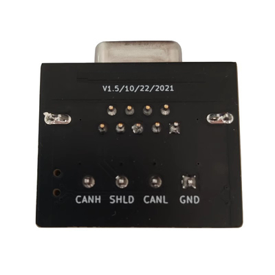 CAN OPEN Bus-Schnittstelle zu 4pins weiblicher DB9 Adapter Board kompatibel mit PCAN CIA Standard 120 Ohm eingebaut