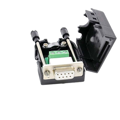 D Sub DB9 (2 3 5) RS232 Serienanschlussanschlüsse zu 3-Pin-Terminalblöcken Adapter