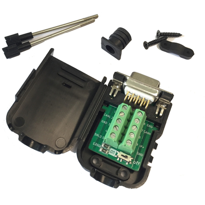 CAN OPEN Bus-Schnittstelle zu DB9 D Sub 9-Pin Adapter Kompatibel mit PCAN CIA Standard 120 Ohm eingebettet