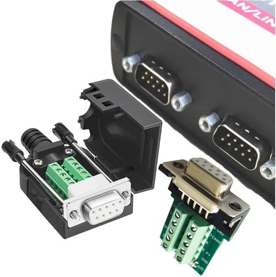 CAN OPEN Bus-Schnittstelle zu DB9 D Sub 9-Pin Adapter Kompatibel mit PCAN CIA Standard 120 Ohm eingebettet