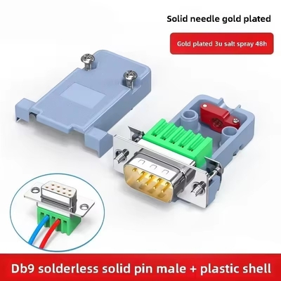 D-Vor- Verbindungsstück Stift 15 DB9 RS232 9 Pin Male Female DB15 VGA Plastik-Hood Cover Backshell
