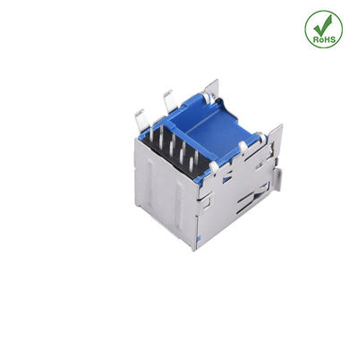 Dual-Port USB 3.0 Typ A Typ-C Weibliche Steckdose Jack PCB-Board-Anschluss für Laptop-Computer