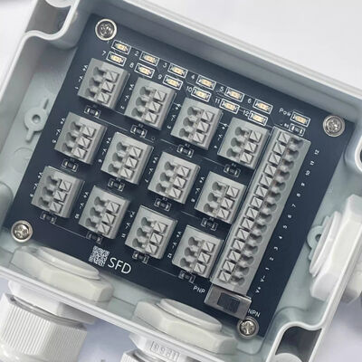 PLC-Sensor-Signal-Eingangsverteilungsmodul Endpunktblöcke Verbindungskasse 12 Arrays