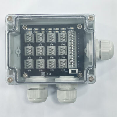 PLC-Sensor-Signal-Eingangsverteilungsmodul Endpunktblöcke Verbindungskasse 12 Arrays