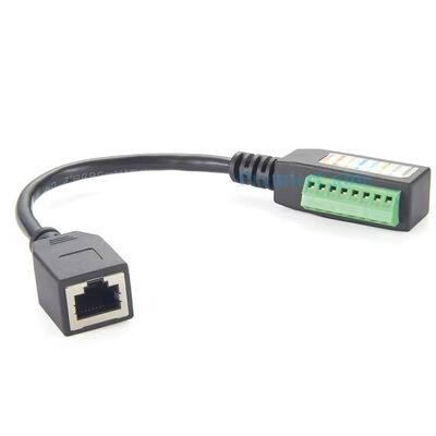 RJ45-Frauen-zu-Solderlos-Terminal-Blockkabel 20 cm für Sicherheits-CCTV-Videolösung