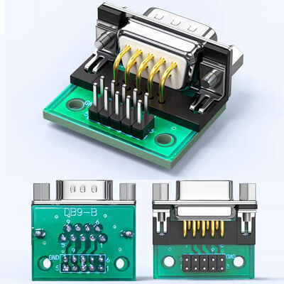 DB9-auf-2,54-mm-Stiftleisten-Adapter RS232-Leiterplatten-Konverter