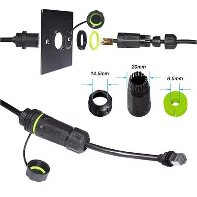 250 mm Starlink Ethernet Adapter Gen 3 Mini, Starlink Erweiterungskabel zum RJ45-Kopplung