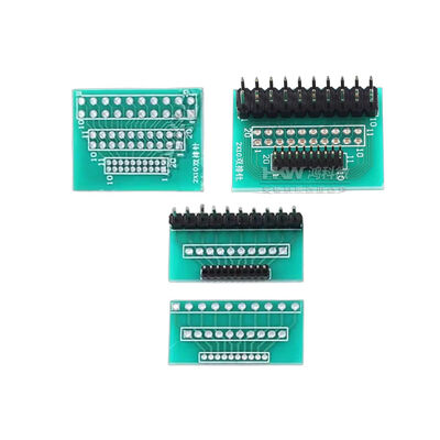 Pitch 1,27mm bis 2,54mm Konverter-Adapter-Leiterplatte Breakout-Board 10 Pins Einzel- oder Doppelreihe