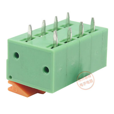 Frühlings-Verteiler-horizontaler verdrahtender Eintritt 5.08mm Neigung PWBs Screwless
