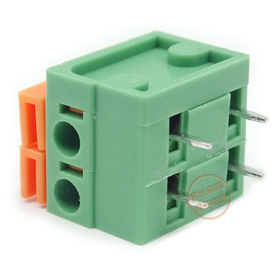 Frühlings-Verteiler-horizontaler verdrahtender Eintritt 5.08mm Neigung PWBs Screwless
