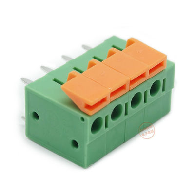 Frühlings-Verteiler-vertikaler Verdrahtungs-Eintritt 5.08mm Neigung PWBs Screwless