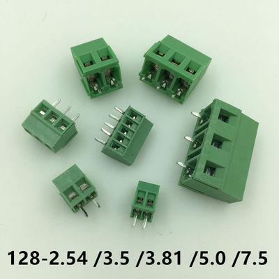 7.50mm Neigung PWB brachte Schraubklemme-Klemmenblöcke 2P 3P Jointable an