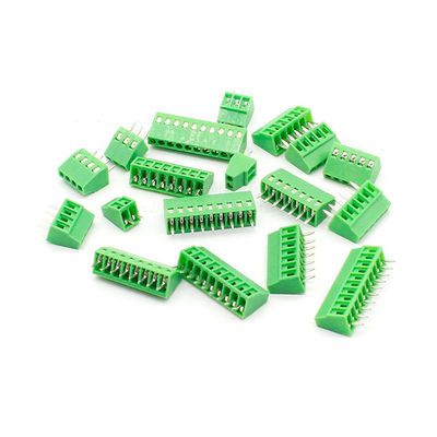 2.54mm Neigung PWB-Brett brachte Verbindungsstück-Schraubklemme-Klemmenblöcke 300V 10A an