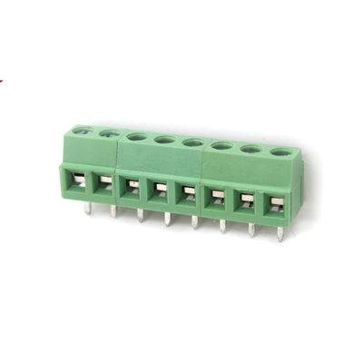 3.81mm Neigung PWB brachte Schraubklemme-Klemmenblöcke 2P 3P verbunden an