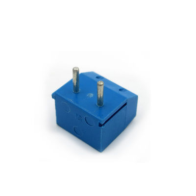 5.00mm Neigung PWB brachte Schraubklemme-Klemmenblöcke rechtwinkliges 2P zum Blau 20P an