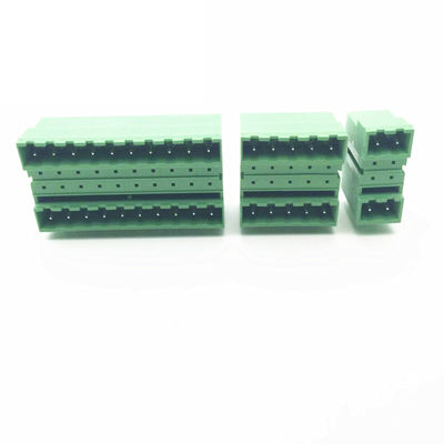 Schraubklemme-Klemmenblock-Stecker 5.08mm Neigungs-doppelte Reihe PWBs steckbarer + Winkel Pin Header
