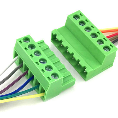 steckbare Schraubklemme-Klemmenblöcke 5.08mm Neigung PWBs, die Sockel-Stecker ankoppeln