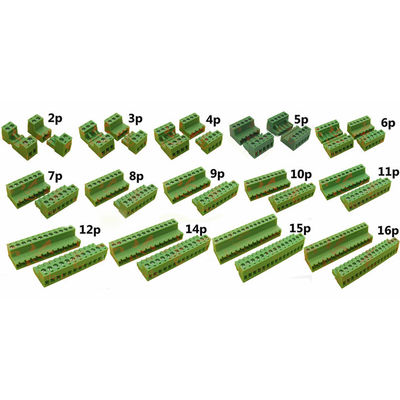 steckbare Schraubklemme-Klemmenblöcke 5.08mm Neigung PWBs, die Sockel-Stecker ankoppeln