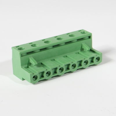 verstopfen steckbare Einsteckschraubklemme-Klemmenblöcke 7.62mm Neigungs-15Amp + Titel