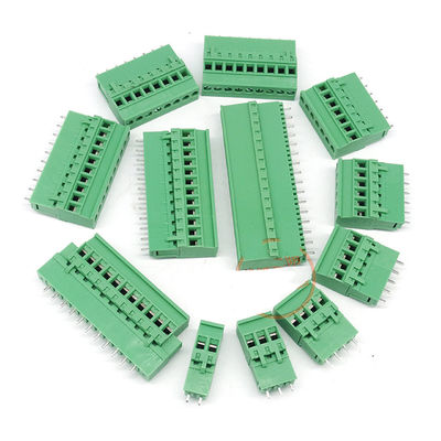 5.08mm Neigung PWB-Schraubklemme-Klemmenblöcke verstopfen gerades Pin Header Horizontal Wiring Entry