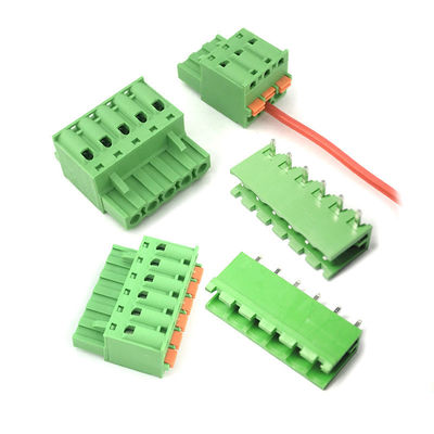 5.08mm Neigung verstopfen Einsteck-Screwless-Verteiler horizontalen verdrahtenden Eintritt
