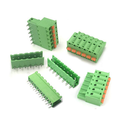 5.08mm Neigung verstopfen Einsteck-Screwless-Verteiler horizontalen verdrahtenden Eintritt