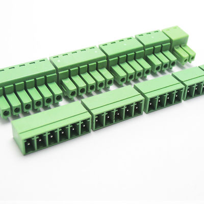 3.81mm Neigung PWB-verstopfen Einsteckschraubklemme-Klemmenblöcke + gerades Pin Header