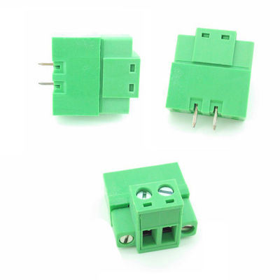 5.08mm Neigung PWB-verstopfen Einsteckschraubklemme-Klemmenblöcke gerades Pin Header mit Flansch